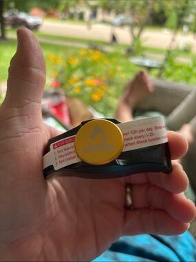 Yellow Dog Training Shock Collar Receiver - Yellow Patpet